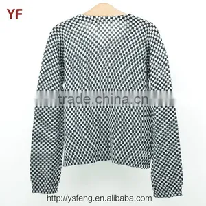 Print Cardigan Woolen Kids Knitted Sweater Designs For Children thumbnail-2