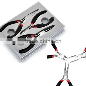 1Box(3PCs) Stainless Steel Pliers Beading Jewelry Tools thumbnail-1