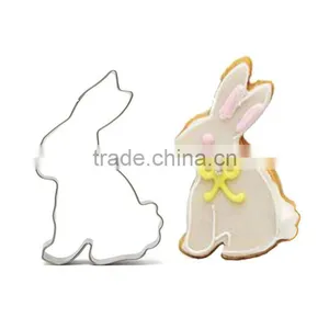3PCS/Lot Rabbit Carrot Grass Cookie Cutter Set Stainless Steel Kids Favorite Party Supplies Fondant Decor Biscuit Cookie Cutters thumbnail-2