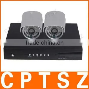 Wholesale In Stock H.264 4CH Digital Video Recorder / CCTV Security DVR Supports BNC/RJ45 and Smartphone Remote Viewing thumbnail-1