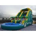 Garden Inflatable Giant Blow Up Water Slides , AU Inflatable Fun Rentals thumbnail-1