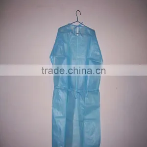 Surgical Supply/disposable Blue PP Isolation Gown With Knitted Cuff thumbnail-1