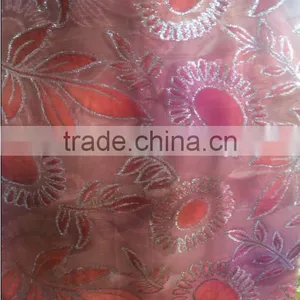 Polyester Spandex Fabric Burnout Printed Korean Velvet 2017 thumbnail-2