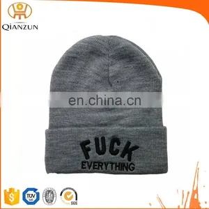 Hip Pop Winter Warm Letter Knit Beanie Hat Skully Winter Cap Hat thumbnail-1