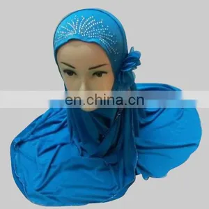 Muslim Hijab Girl Rhinestone Hijabs Muslim Hijab thumbnail-1