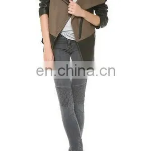 New Arrival Cheap Sexy Leather Women Jackets thumbnail-5