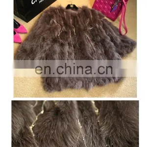 New Style Hot Sale Fox Fur Round Collar Coat for Women Winter Clothes Parka thumbnail-4