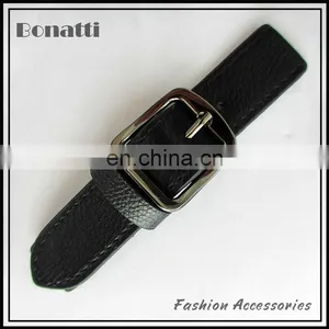 Black Leather Toggle Button thumbnail-1