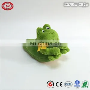 Frog Green Cute Plastic Eyes Plush Soft Fluffy CE Slipper thumbnail-1