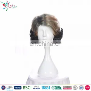 Styler Brand Cheap Cosplay Anime Wigs From China Wholesale Short Black Curly Cosplay Wig thumbnail-1