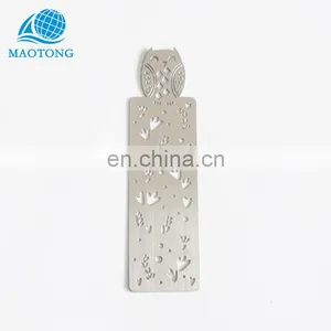 Promotion China Manufacturer Cheap Custom Metal Gifts Stainless Steel Bookmarks for Books thumbnail-5