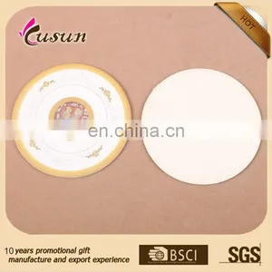 Chinese Manufacture Cheap Promotion Gifts Cardboard Paper Cup Pad Coaster thumbnail-6