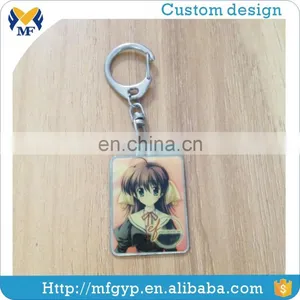 Made in China Promotional Metal Square Keyring thumbnail-3