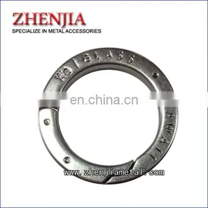 Metal Bag Accessories Metal Logo Flat Gate O Ring thumbnail-1