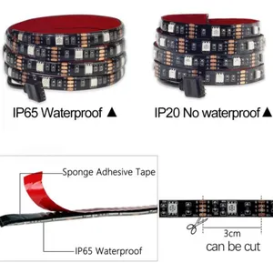 DC5V USB LED Strip 5050 RGB Flexible Light 1M 2M TV Background Lighting RGB LED Strip Adhesive Tape IP20 / IP65 thumbnail-3