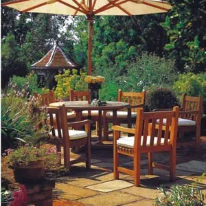Easy To Clean Outdoor Garden Furniture Teak Outdoor Furniture Powder Coating thumbnail-2