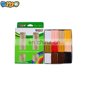 DMO Yiwu Starter Kit Polymer Clay Set of 12 Colors 20G Oven Bak Clay Blocks With Sculpting Tools and Jewelry Accessories thumbnail-5