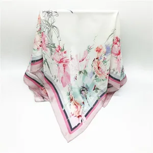 Best Price High Quality Digital Print Custom Fringe Silk Scarf thumbnail-1
