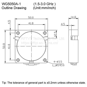 RFTYT Low Price Low VSWR Low Insertion Loss RF Broadband Isolator thumbnail-2