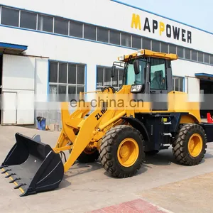 1.6 Ton Mini Wheel Loader Prices New Cabin And A/C thumbnail-1