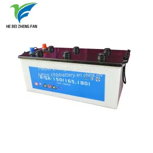 N180 Dry Charged Battery Lead Acid Auto Starter Car Battery Middle Bus Battery Middle Truck Battery thumbnail-1