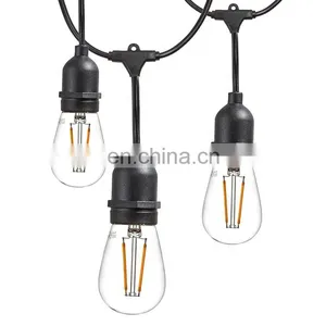 High Quality S14 LED String Bulbs for Holiday Garden Christmas Use Outdoor Edison Bulb String Light Filament String Light 48ft thumbnail-2