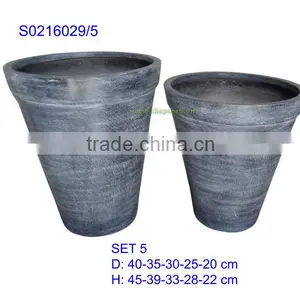 Fiberstone Planters | S0216029/5 thumbnail-1