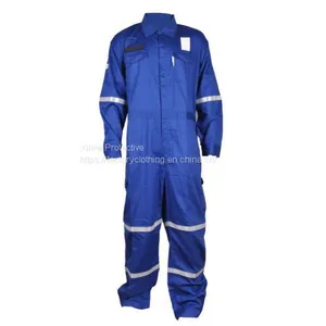 Cotton FR Coverall With Reflective Tape thumbnail-1