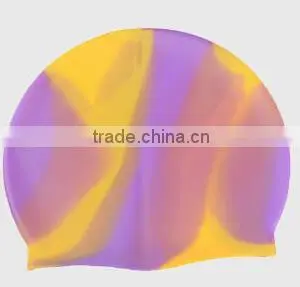 SGS Approved Adult Swim Cap, Light Pattern Design thumbnail-2