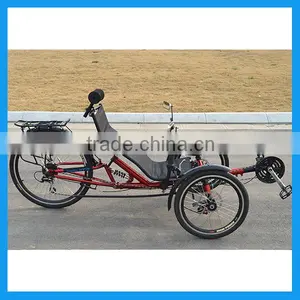 Two Front Wheel Folding Recumbent Trike For Adult thumbnail-6