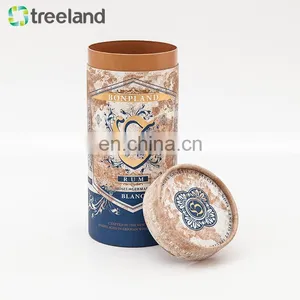 Design Your Own Free Sample Kraft Paper Tube Packaging , Eco-friendly Round Carton Cardboard Box Paper Tube thumbnail-1