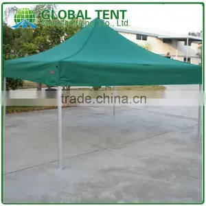 Steel Pop Up Marquee Trade Show Tent Frame 3x3m ( 10ft X 10ft),30mm, With Green Canopy & Valance(Unprinted) thumbnail-1