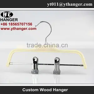 IMY-182 Creamy White Wood Baby Jeans Hangers for Shop thumbnail-1