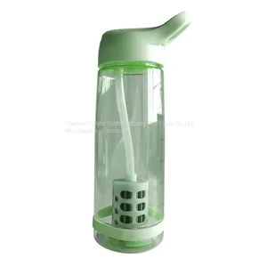 New BPA-free Portable Plastic Water Bottle Charcoal Filter thumbnail-2