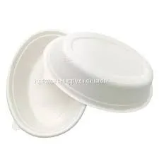 Compostable Bagasse Biodegradable Tableware 12oz Sugarcane Pulp Tray thumbnail-1