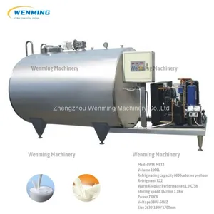 Milk Cooling Tank Milk Storage Tank Refrigeration Tank Liquid Storage Chilling Tank for Breast Milk Freezer Storage Milk Tanker for Sale thumbnail-1