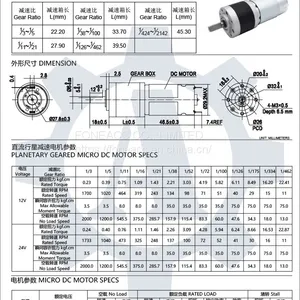 PG32-395 32 mm Small Metal Planetary Gearhead dc Electric Motor thumbnail-2