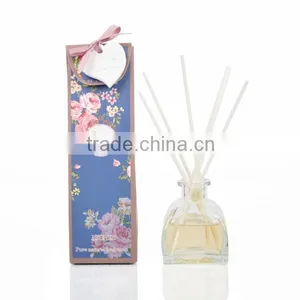 50ml Home Fragrance Aroma Reed Diffuser With Glass Bottle and Clay Decoration SA-2012 thumbnail-2