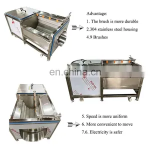 Fruit and Vegetable Washing Waxing and Grading Machine Fruit Sorting Machine thumbnail-2