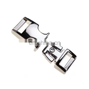 OEM ODM Accept 26mm Quick Release Contoured Plastic Metal Adjustable Pet Buckle for Dog Collar and Handbags thumbnail-5