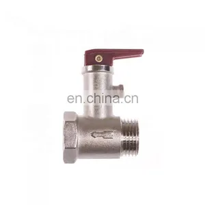 Electric and Solar Water Heater Brass Safety Valve 1/2