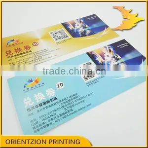 Anti Tamper Ticket, Variable Data, QR Code Coupon Printing thumbnail-2