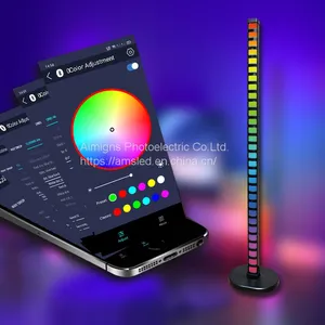 LED Floor Lamp, RGBIC Smart Music Corner Floor Lamp Compatible , 16 Million DIY Colors With APP Control and Music Sync LED Lights for Game Room, Bedroom, TV, Party thumbnail-5