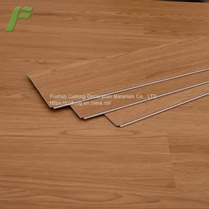 Wood Grain Waterproof Floor Glue Hard Block SPC Floor Glue-free Stone Plastic Floor Tile Sheet Buckle Plastic Floor thumbnail-1