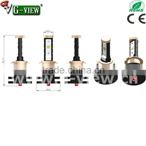 High Lumen PhilipsH13 Auto Headlight H16 Highpower Canbus Kit h7 h8 H11 H16 9005 9006 9004 9007 H13 LED Lightings thumbnail-3