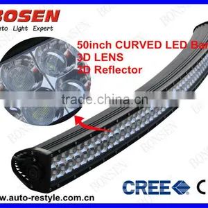 Hotsale 50" Curved Strob Led Bar,dual Rows, Curved Light Bar,curved Bar Light thumbnail-1