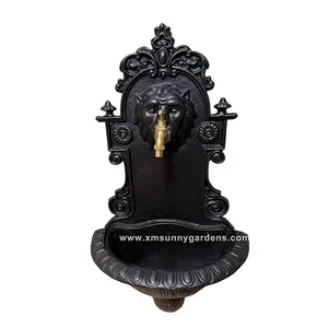 Xmsunny Gardens Heavy Duty Cast Garden Water Fountain Wall Mounted Fountain thumbnail-3