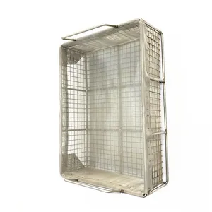 Corrosion Resistance 304 Stainless Steel Wire Mesh Basket For Medical Cleaning thumbnail-5