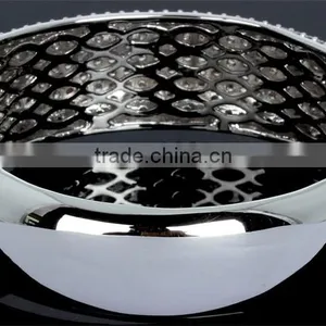 Top Seller Basic Look Micro Pave Setting Cubic Zircon Top Quality Chunky Crystal Bangle thumbnail-4