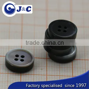 Flat Side Black MOP Natural Shell Buttons,black Mother of Pearl Sea Shells Buttons. thumbnail-3